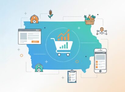 web design for small farms in Iowa