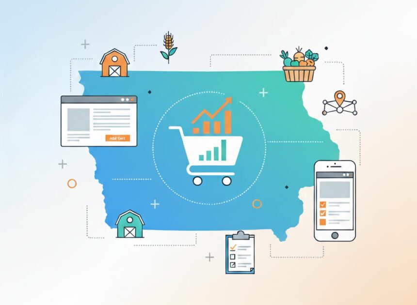 web design for small farms in Iowa