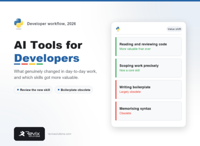Ai tools for developers what to learn by Revix Solutions
