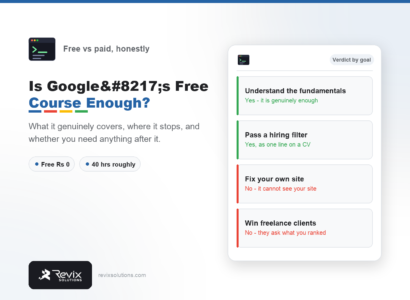 Google free digital marketing course reviewed by Revix Solutions