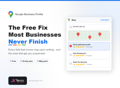 Google Business Profile Optimization: The Complete 2026 Guide - Google Business Profile guide by Revix Solutions