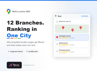 Multi-Location SEO: How to Rank a Business With Several Branches - Multi-Location SEO guide by Revix Solutions
