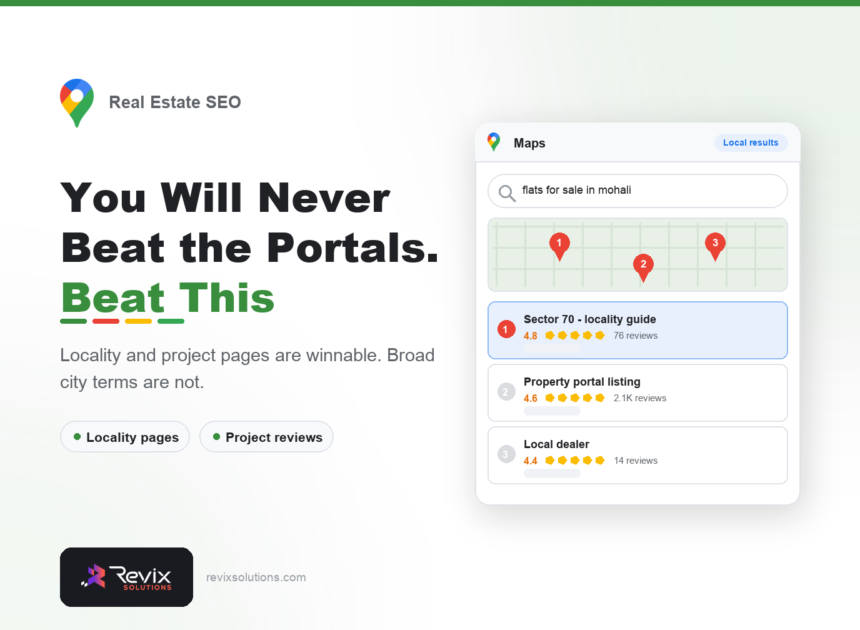 SEO for Real Estate Agents in India: How to Get Buyer Enquiries - Real Estate SEO guide by Revix Solutions